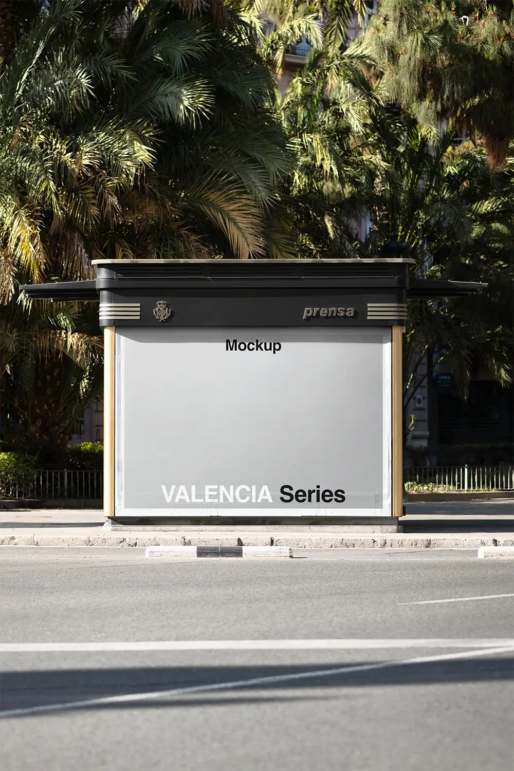 Billboard mockup in Valencia in Spain. © BRANDACLE MOCKUPS 2026. All rights reserved.