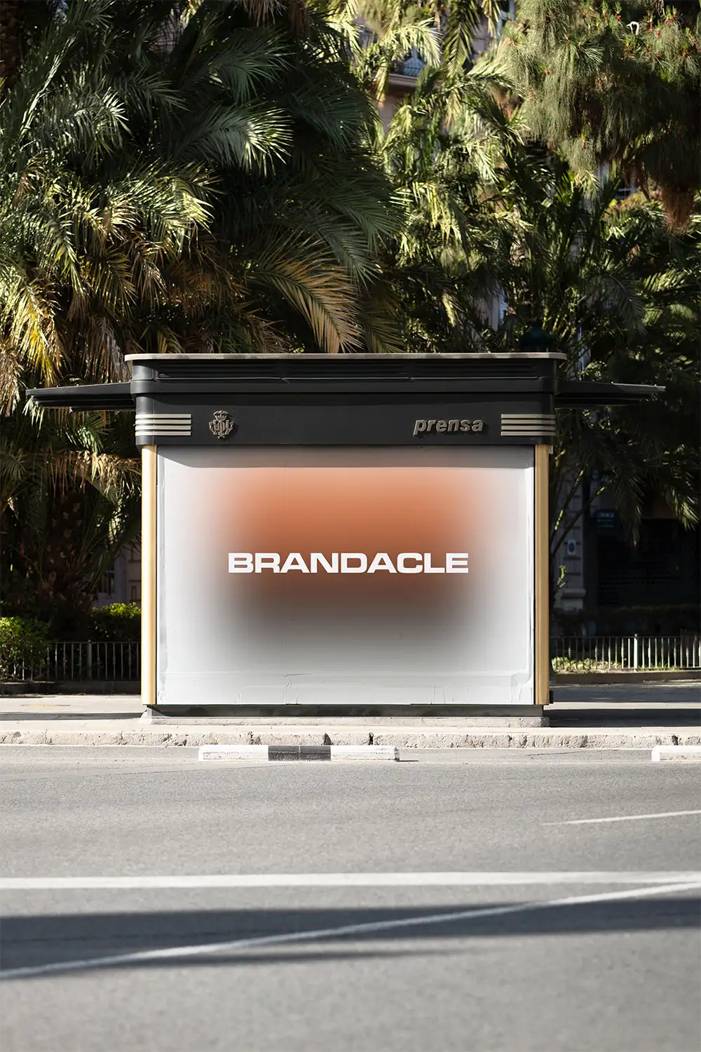 Billboard mockup in Valencia in Spain. © BRANDACLE MOCKUPS 2026. All rights reserved.