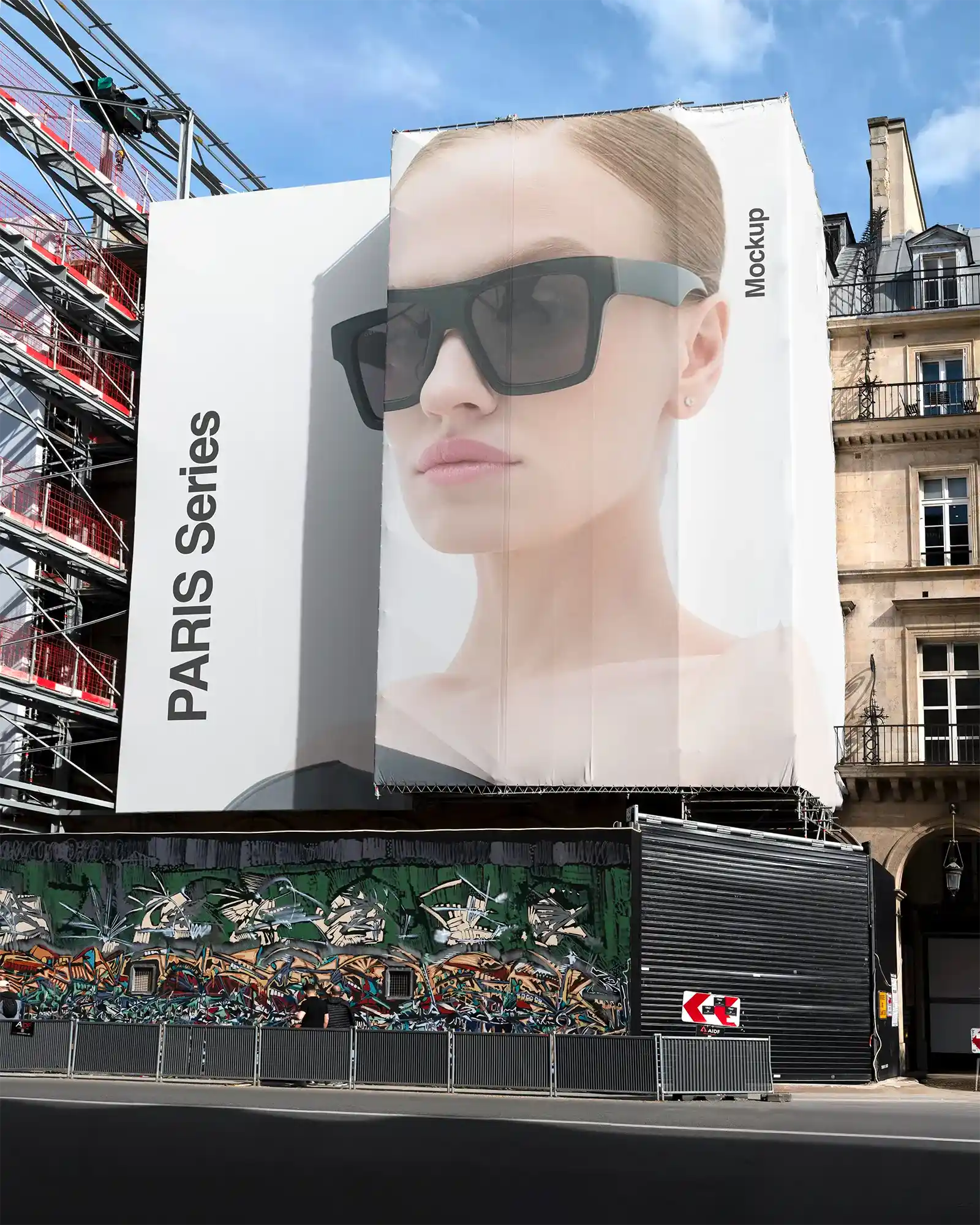 Vendome Square, Paris Banner Mockup, France | FR24PRS111 - Brandacle
