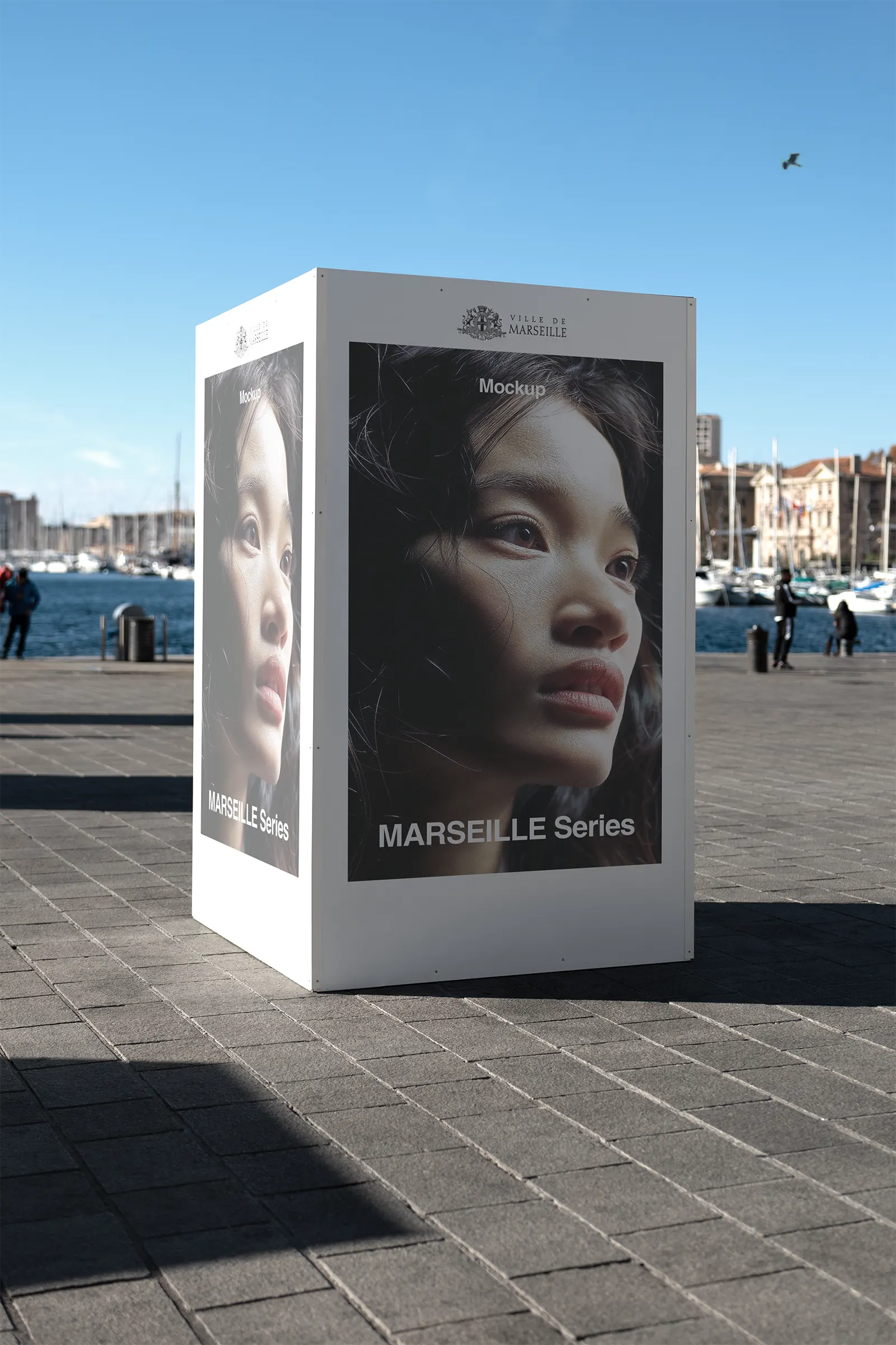 Brandacle - PSD Poster mockup in Marseille, France