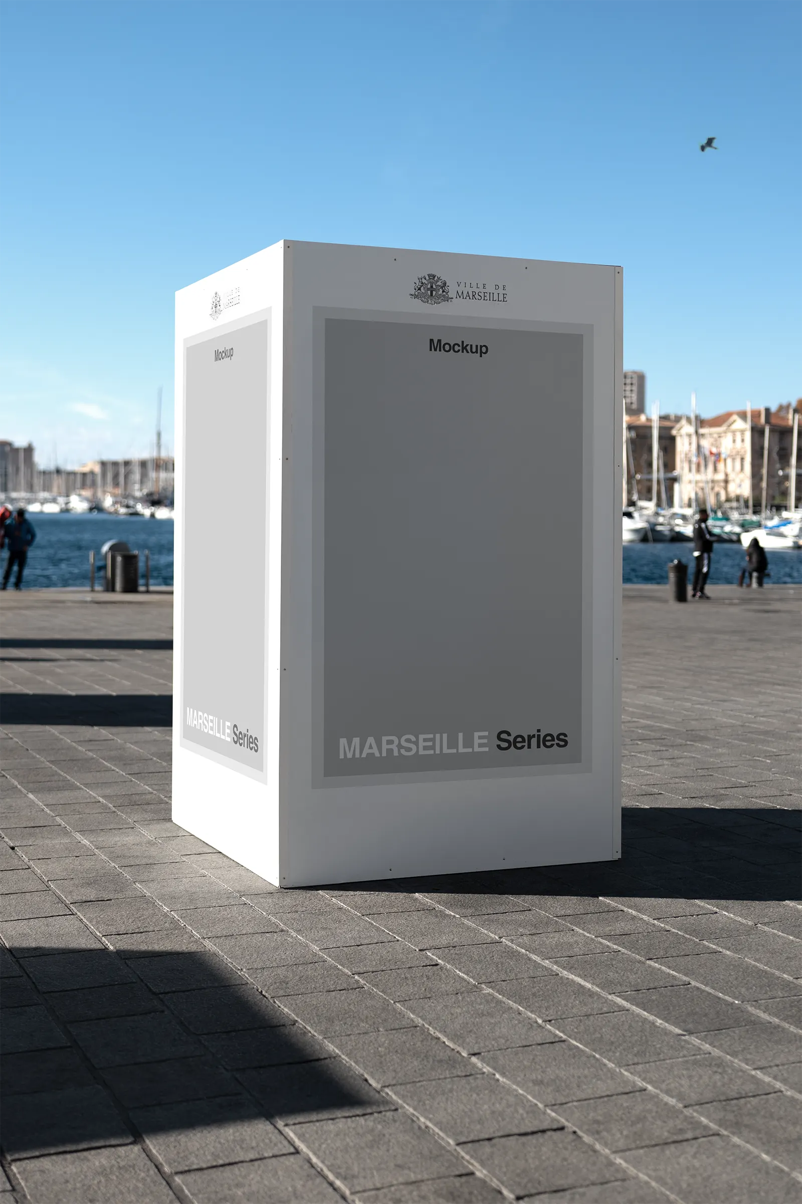 Brandacle - PSD Poster mockup in Marseille, France