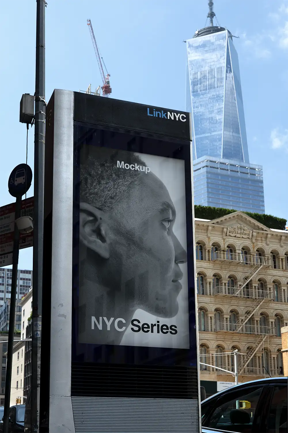 World Trade Center, New York Poster Mockup, USA | US25NY491